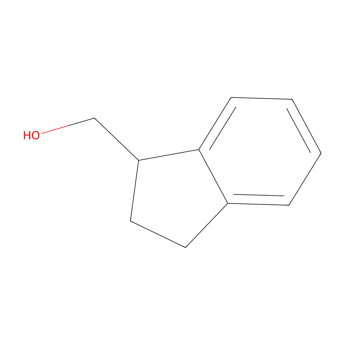 1-Indanmethanol molecular structure, CAS 1196-17-4