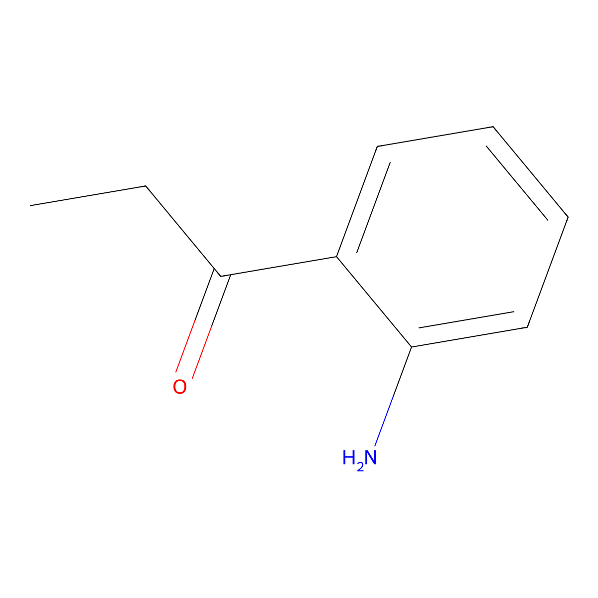 1-(2-Aminophenyl)propan-1-one molecular structure, CAS 1196-28-7