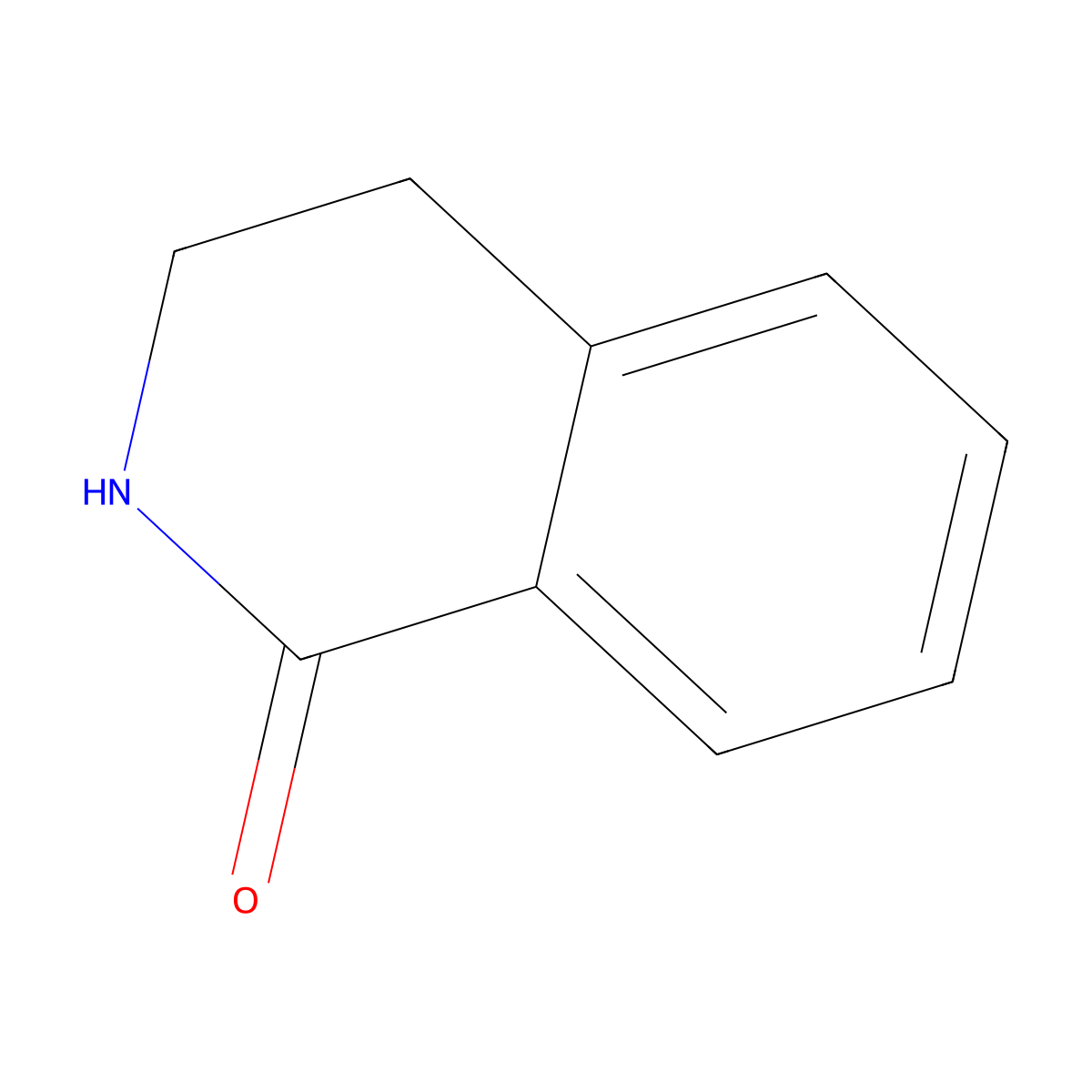 3,4-dihydroisoquinolin-1(2H)-one molecular structure, CAS 1196-38-9