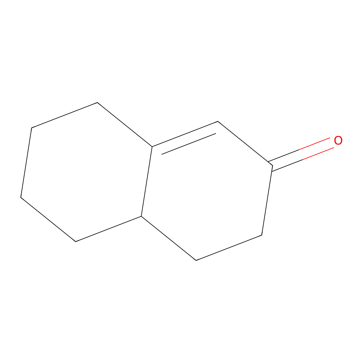 4,4a,5,6,7,8-Hexahydro-2(3H)-naphthalenone molecular structure, CAS 1196-55-0