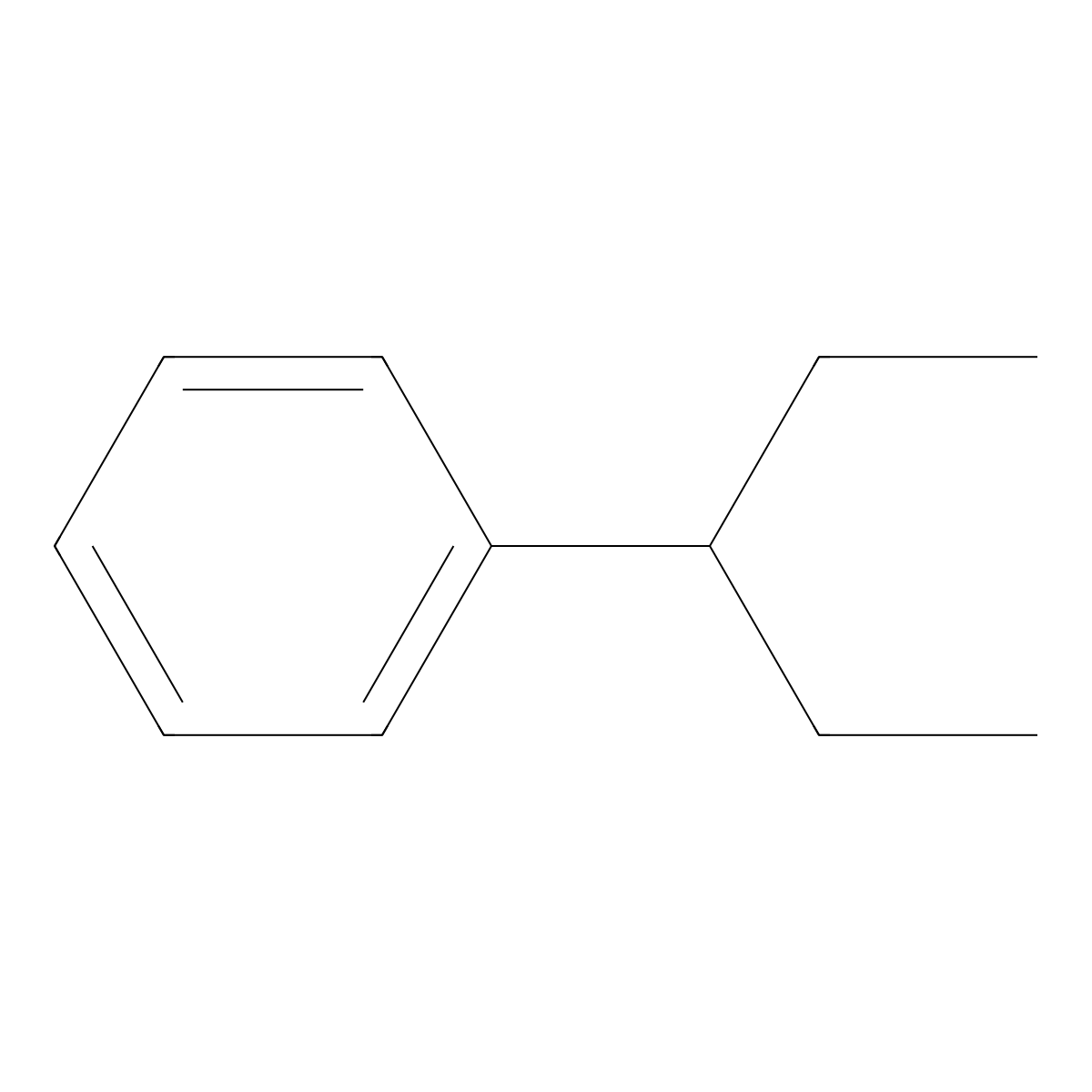 3-Phenylpentane molecular structure, CAS 1196-58-3