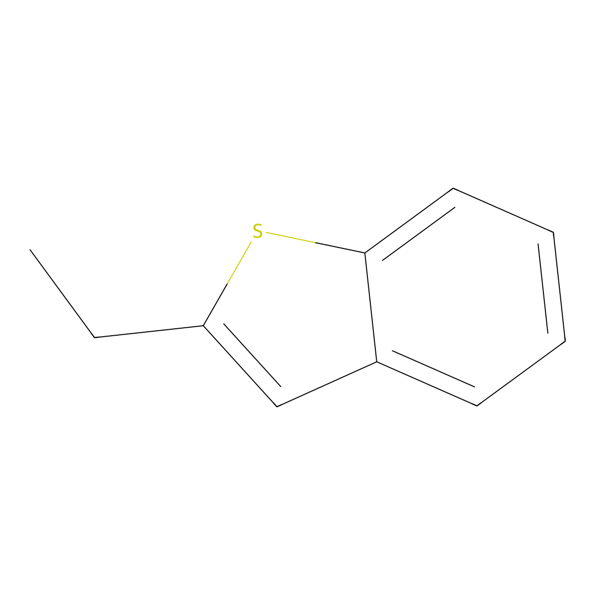 2-Ethylbenzo[b]thiophene molecular structure, CAS 1196-81-2
