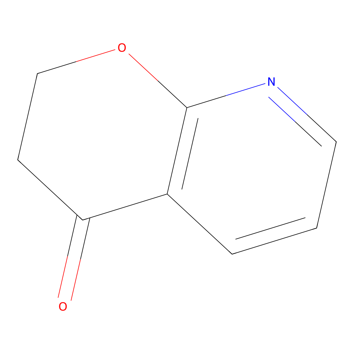 2H,3H,4H-pyrano(2,3-b)pyridin-4-one molecular structure, CAS 1196153-27-1