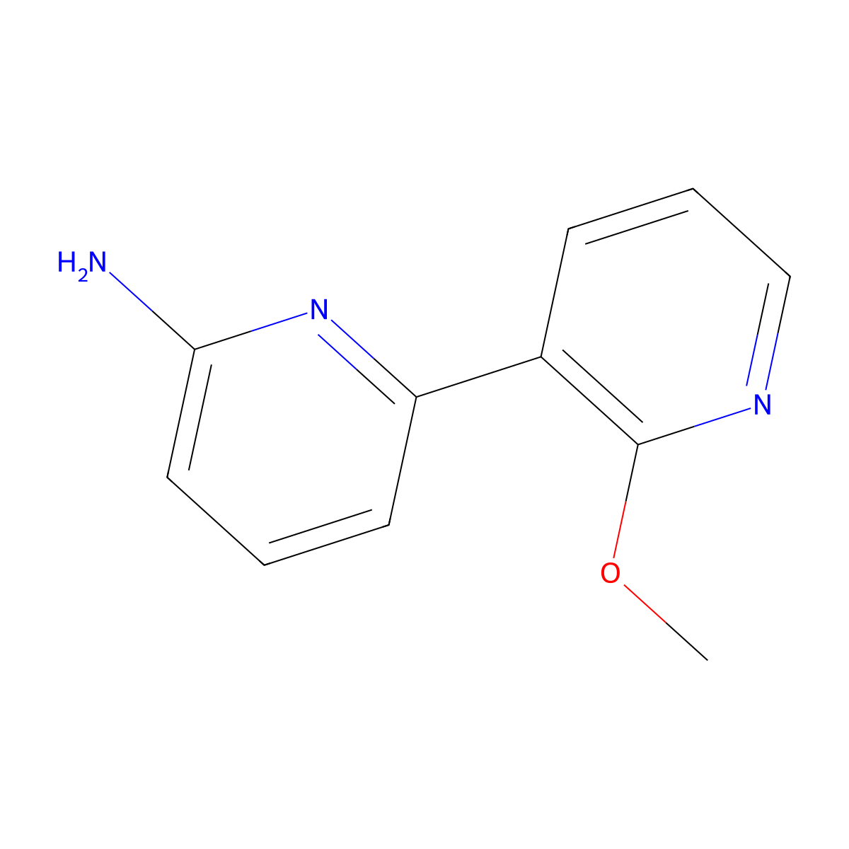 6-(2-Methoxypyridin-3-YL)pyridin-2-amine molecular structure, CAS 1196153-49-7