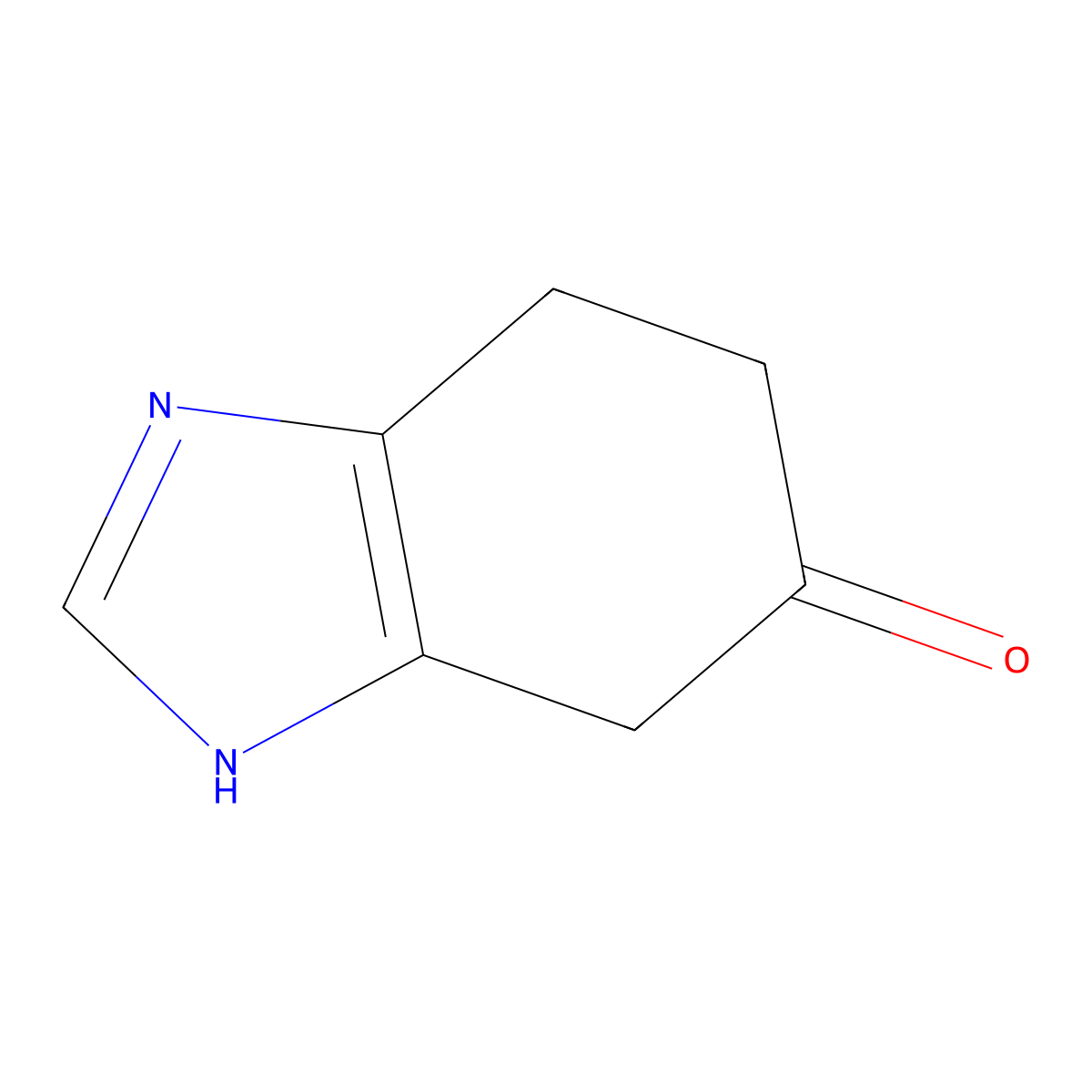 4,5-Dihydro-1H-benzo[d]imidazol-6(7H)-one molecular structure, CAS 1196153-64-6