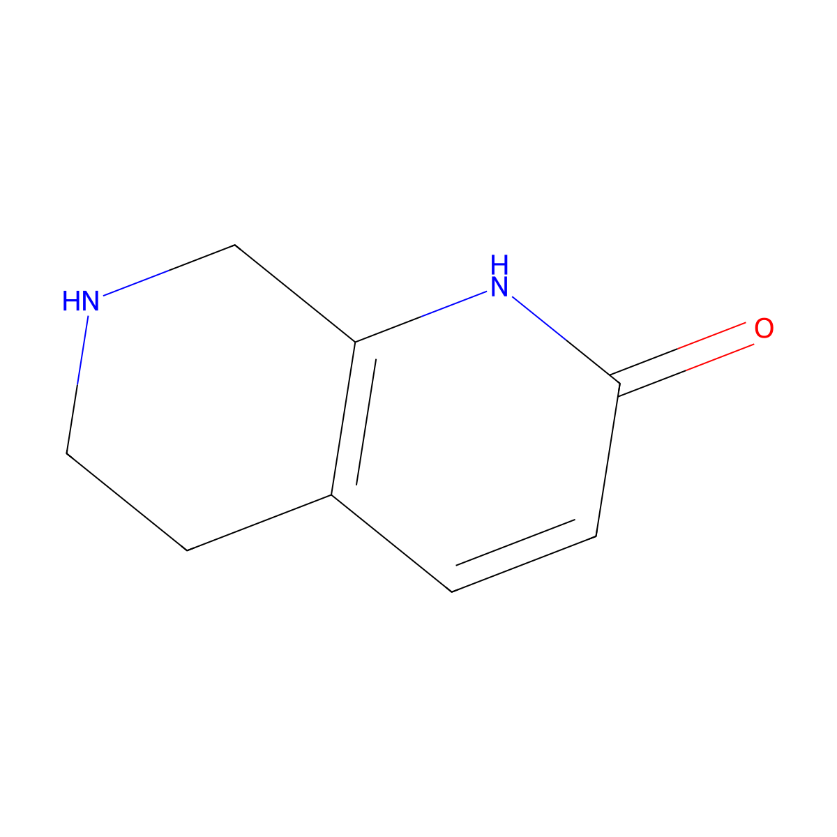 5,6,7,8-Tetrahydro-1,7-naphthyridin-2(1H)-one molecular structure, CAS 1196154-84-3