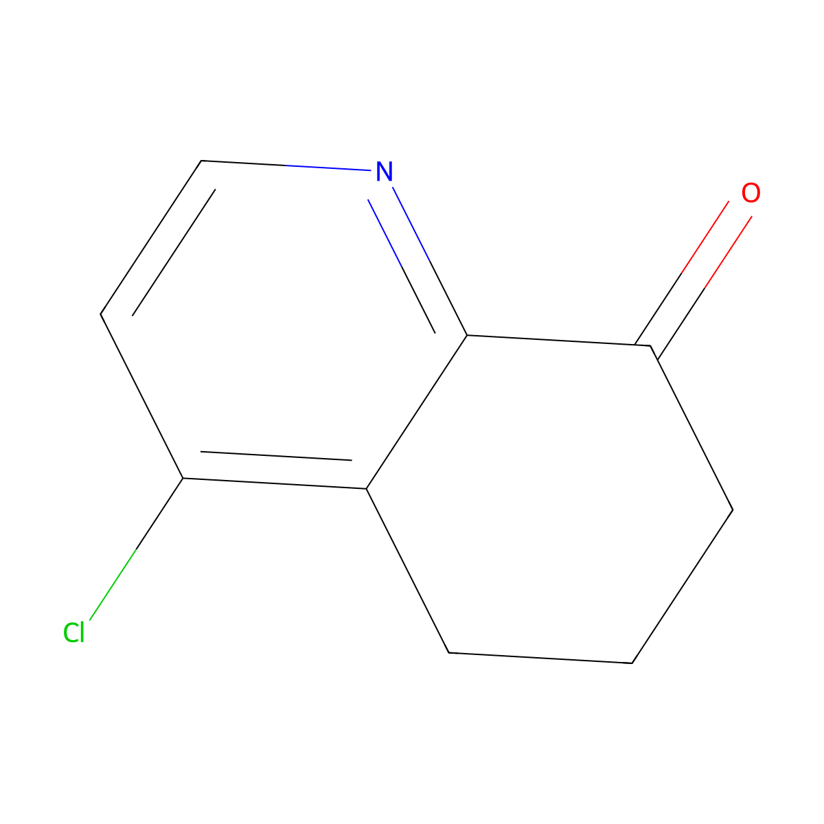 4-Chloro-6,7-dihydroquinolin-8(5H)-one molecular structure, CAS 1196156-61-2