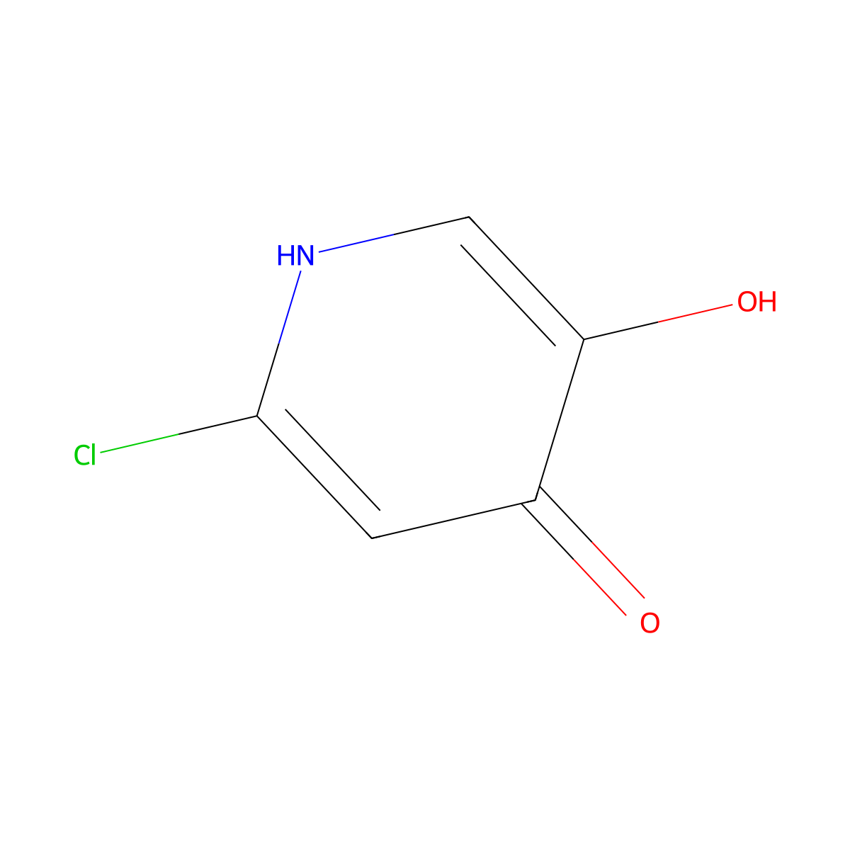 6-Chloropyridine-3,4-diol molecular structure, CAS 1196156-68-9