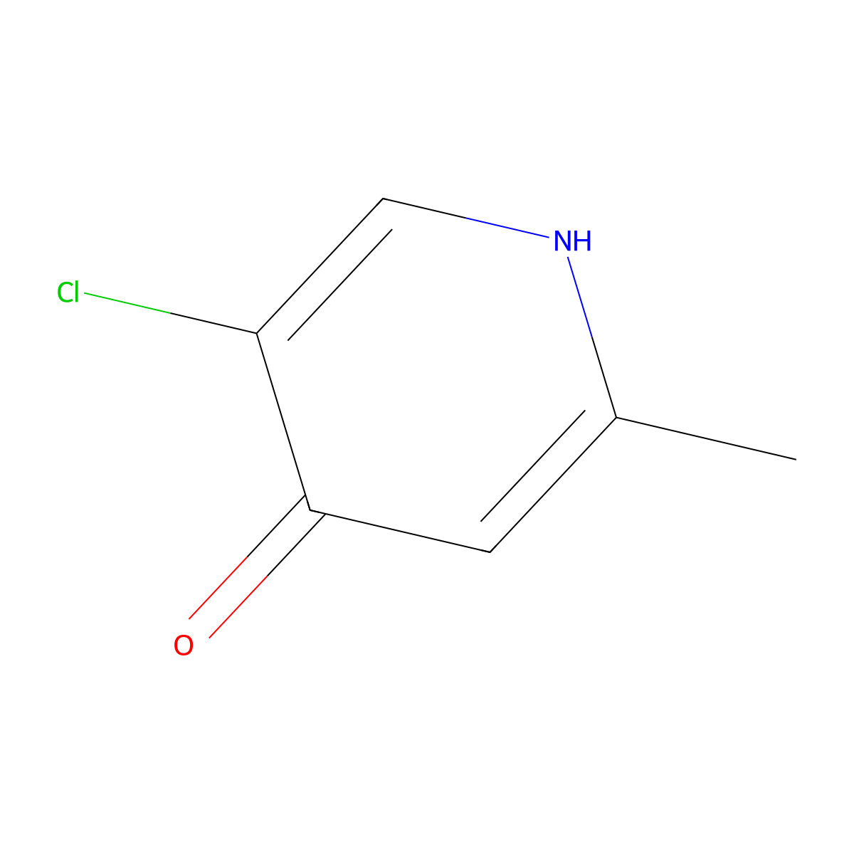 5-Chloro-2-methylpyridin-4-OL molecular structure, CAS 1196157-19-3