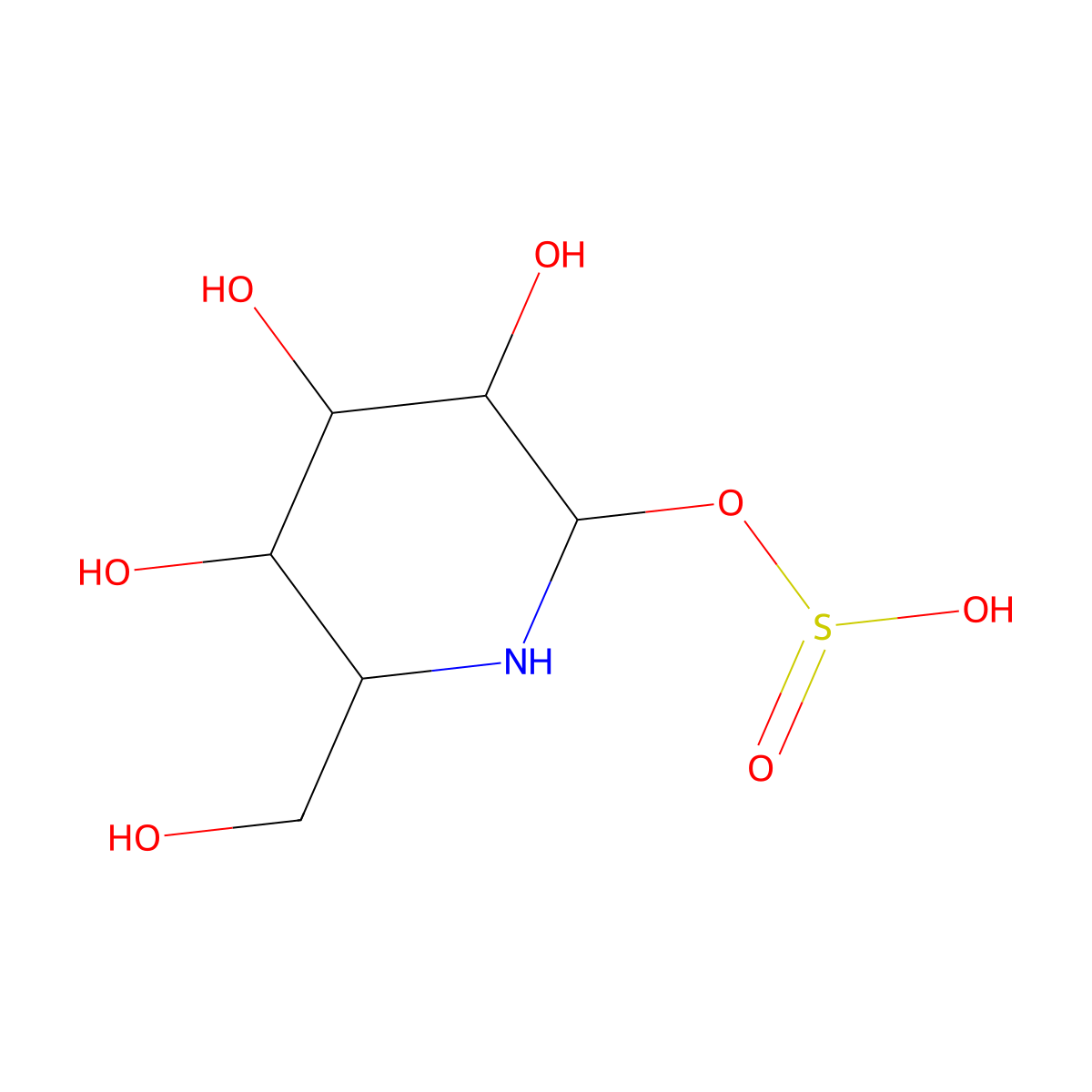 Galactostatin Bisulfite molecular structure, CAS 1196465-02-7