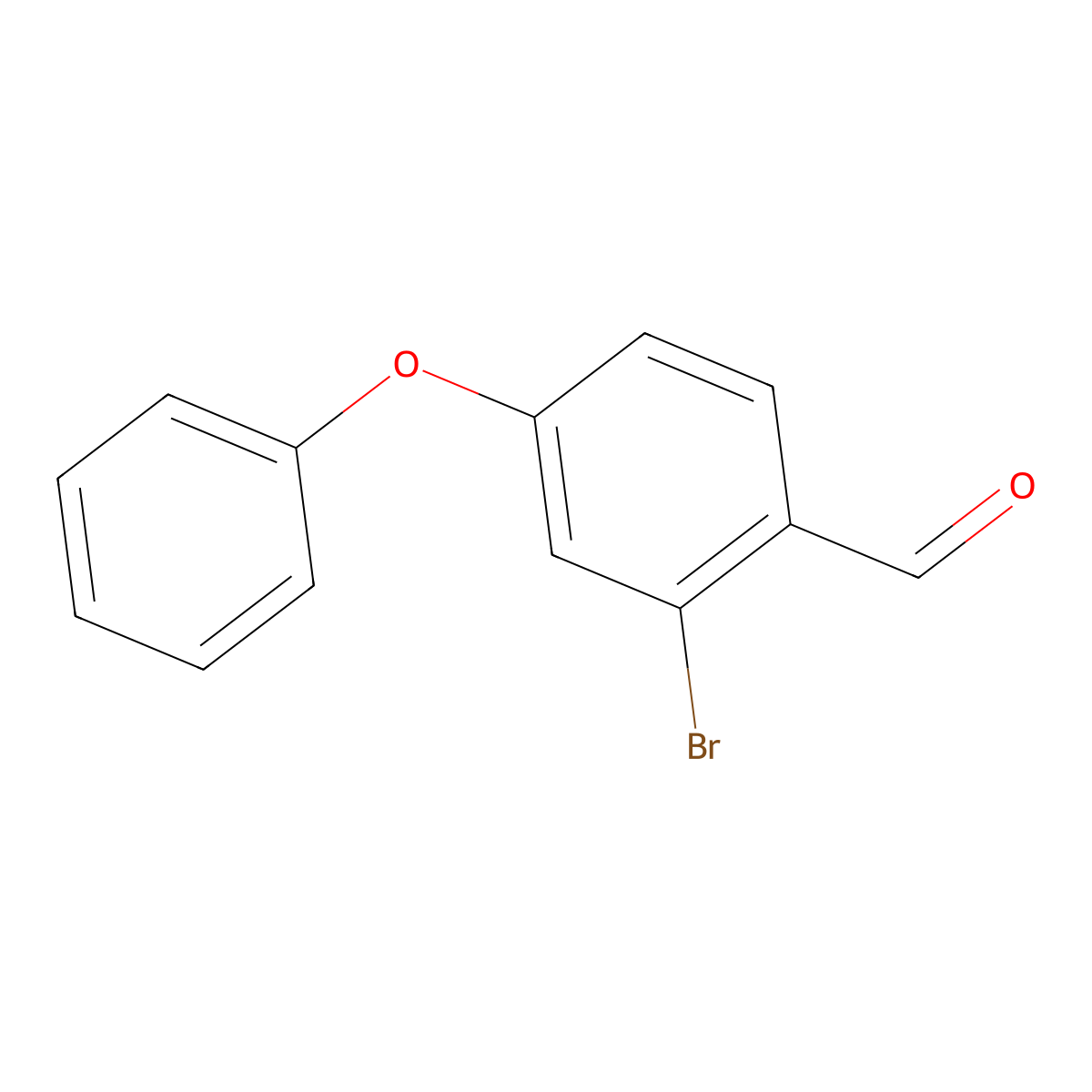 2-Bromo-4-phenoxybenzaldehyde molecular structure, CAS 1196474-92-6