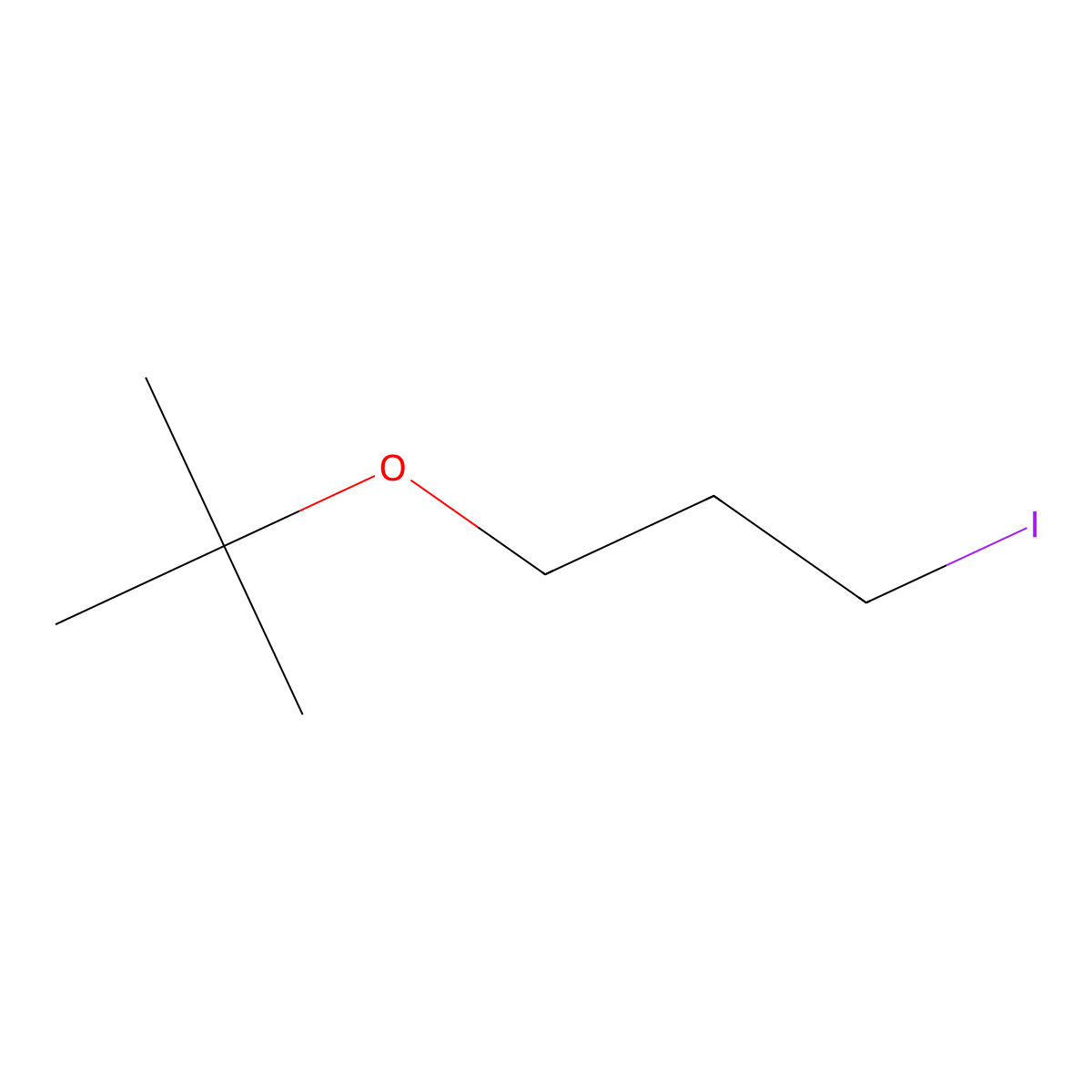 1-Tert-butoxy-3-iodopropane molecular structure, CAS 119649-76-2