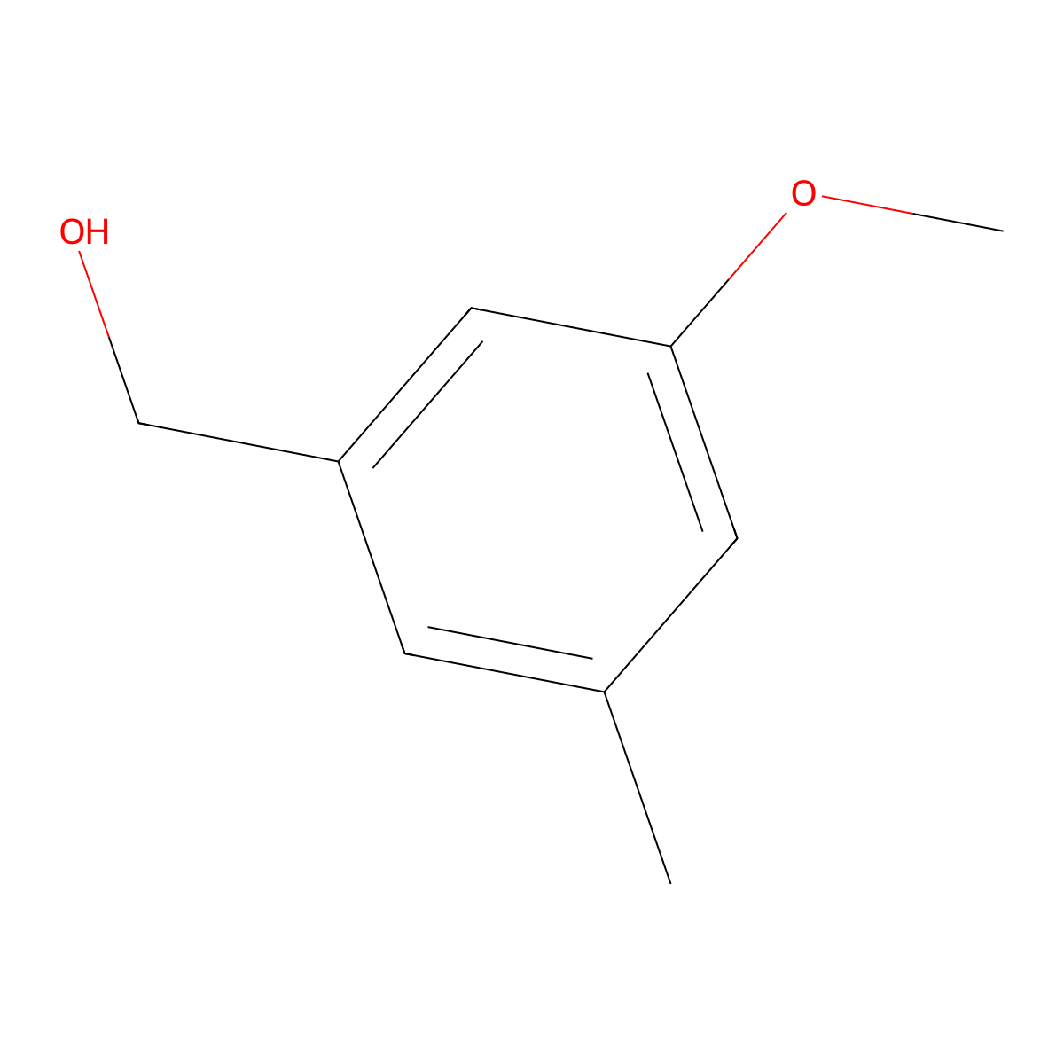 (3-Methoxy-5-methylphenyl)methanol molecular structure, CAS 119650-44-1