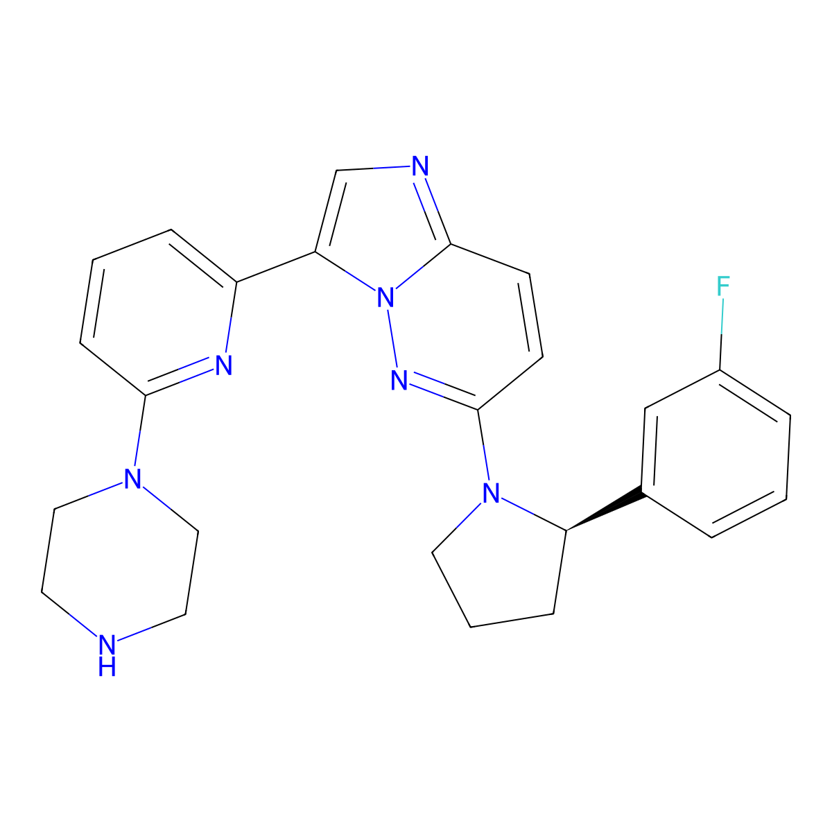 GNF-8625 monopyridin-N-piperazine molecular structure, CAS 1196550-55-6