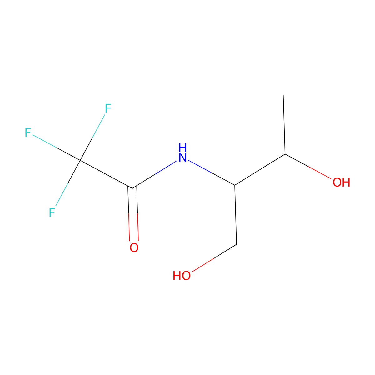 N-((2R,3R)-1,3-Dihydroxybutan-2-YL)-2,2,2-trifluoroacetamide molecular structure, CAS 119662-34-9