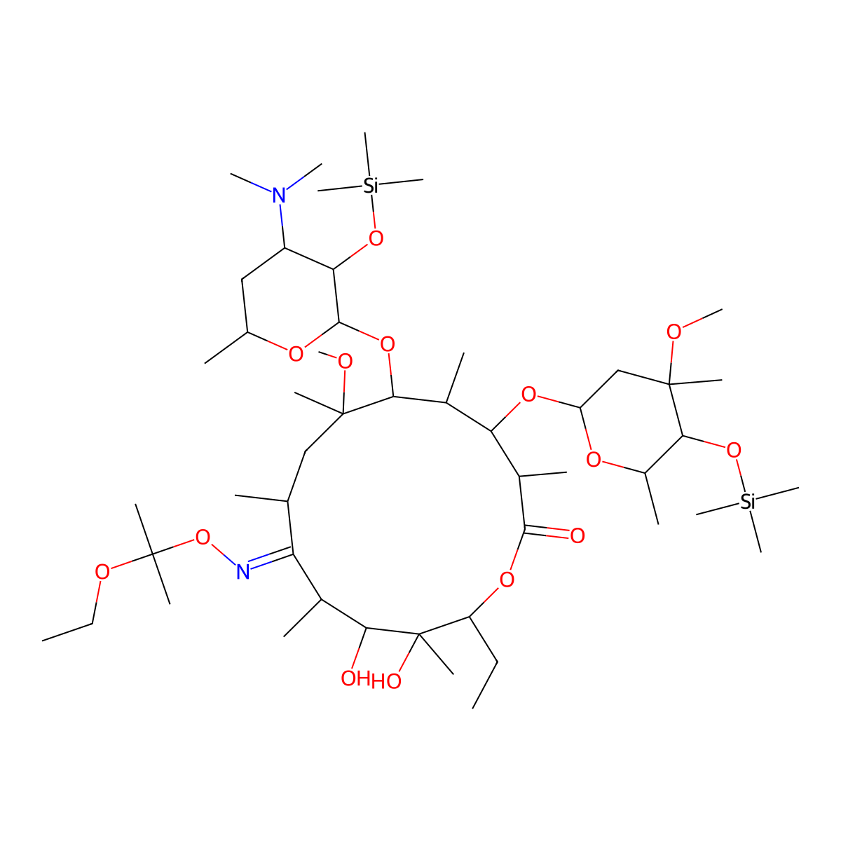 Intermediate of Clarithromycin molecular structure, CAS 119665-62-2