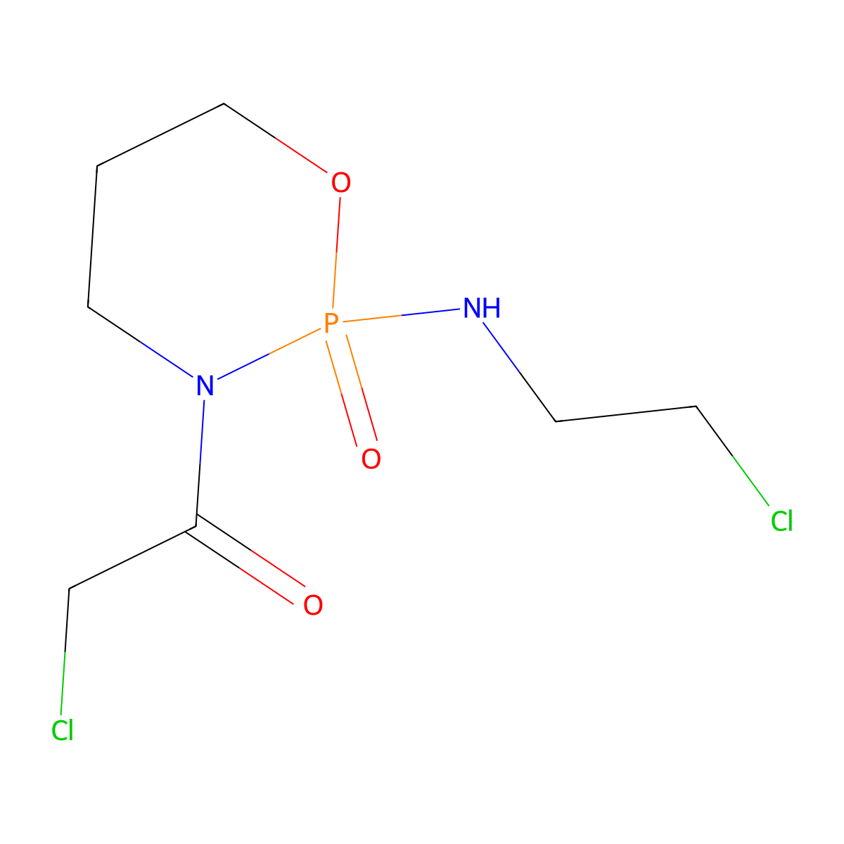 2'-Oxo ifosfamide molecular structure, CAS 119670-13-2