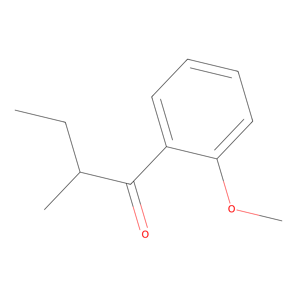 1-(2-Methoxyphenyl)-2-methylbutan-1-one molecular structure, CAS 1196852-29-5