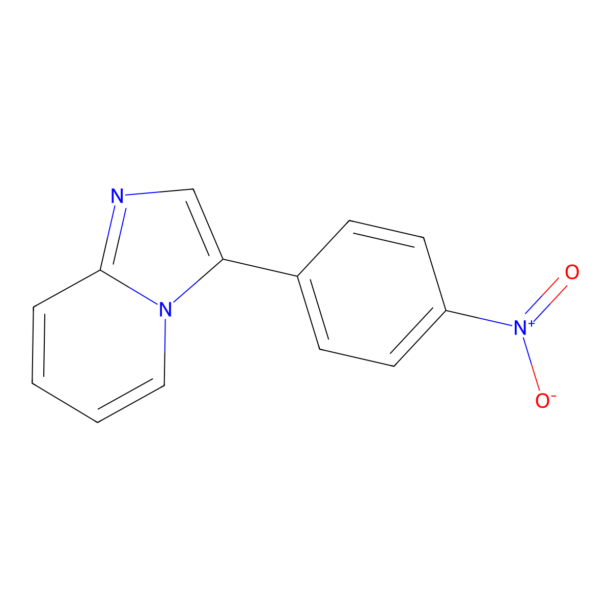 3-(4-Nitrophenyl)imidazo[1,2-a]pyridine molecular structure, CAS 119690-43-6