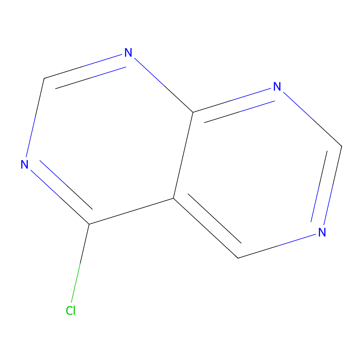 4-Chloropyrimido[4,5-d]pyrimidine molecular structure, CAS 1197193-18-2