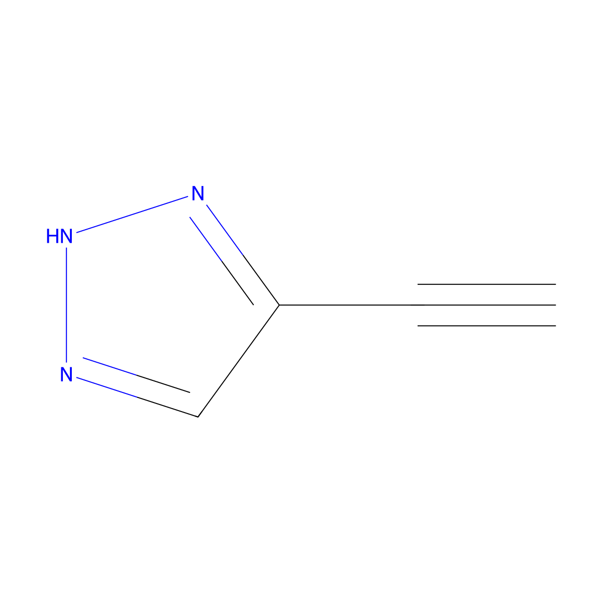 5-Ethynyl-1H-triaZole molecular structure, CAS 119720-87-5