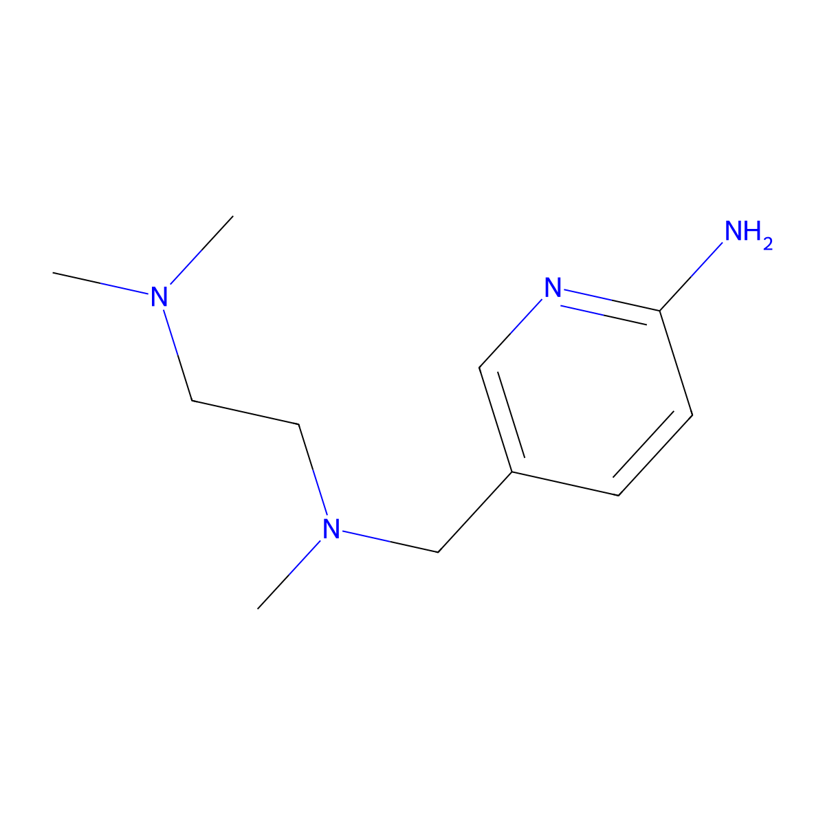 5-({[2-(Dimethylamino)ethyl](methyl)amino}methyl)pyridin-2-amine molecular structure, CAS 1197332-20-9