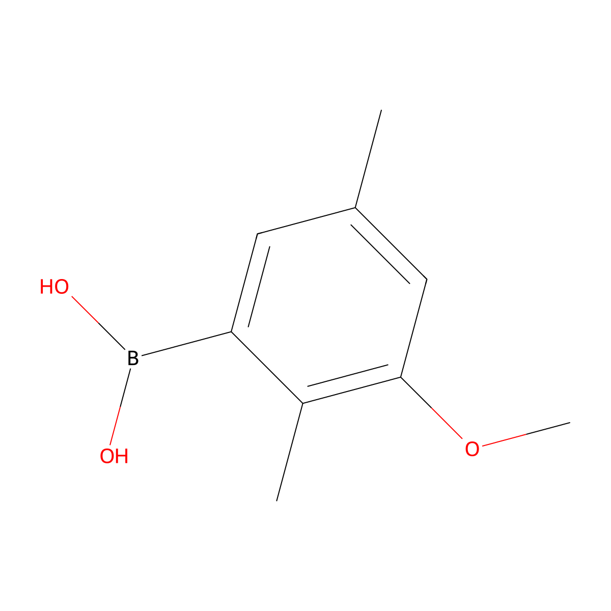 (3-Methoxy-2,5-dimethylphenyl)boronic acid molecular structure, CAS 1197332-52-7