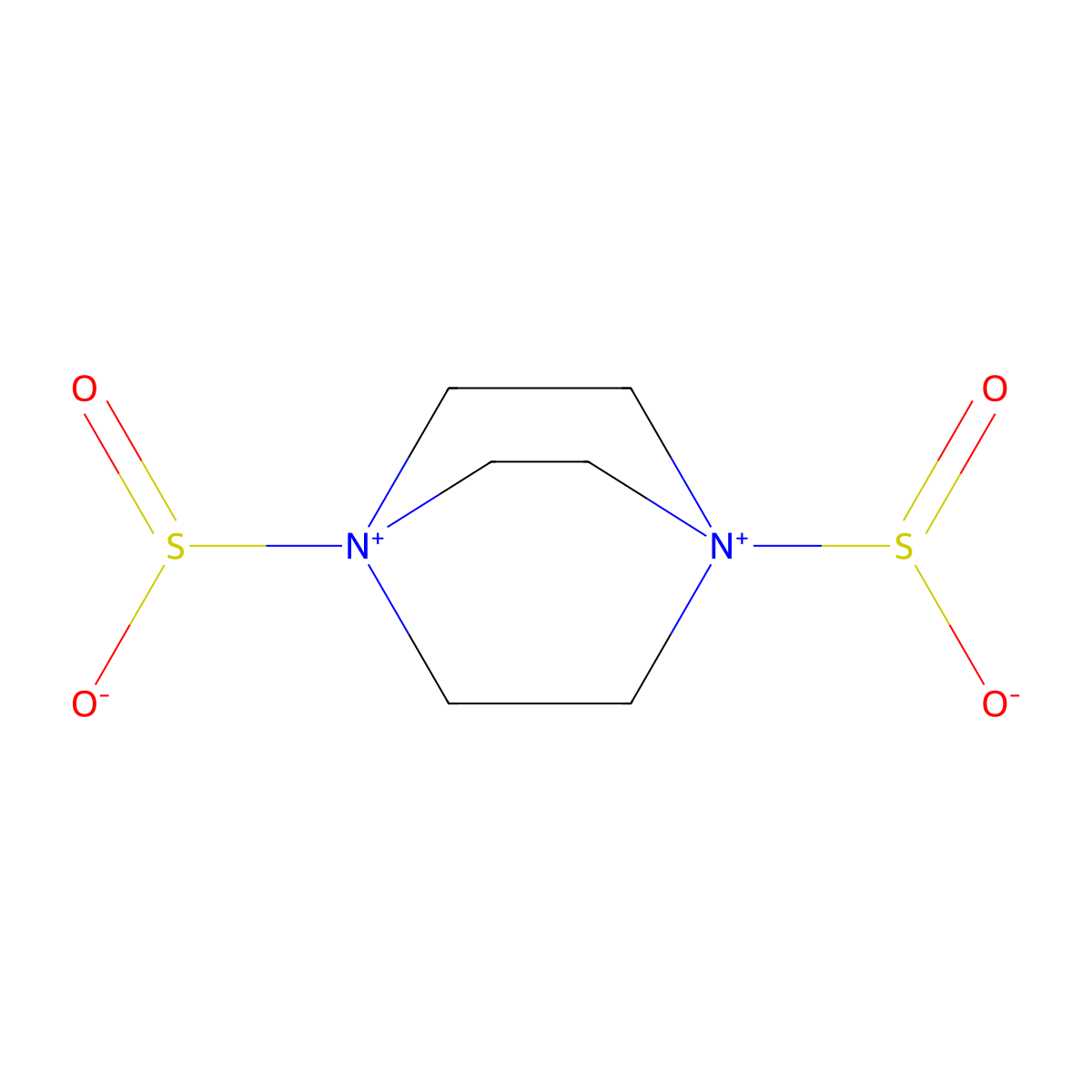 1,4-Diazabicyclo[2.2.2]octane bis(sulfur dioxide) adduct molecular structure, CAS 119752-83-9