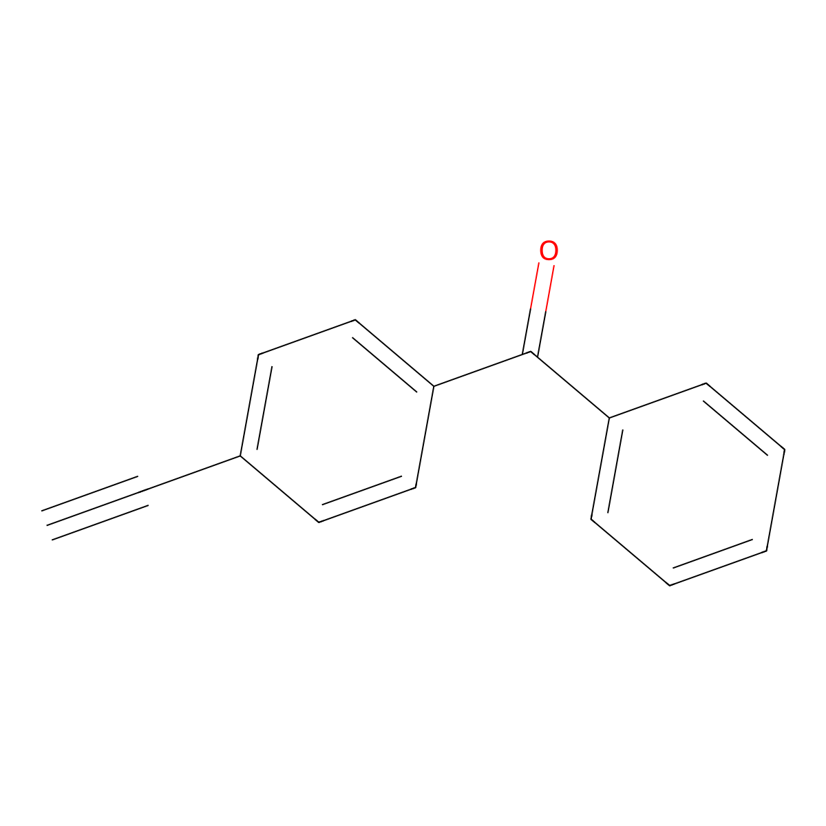 4-Benzoylphenylethyne molecular structure, CAS 119754-17-5