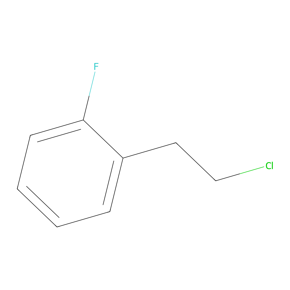 1-(2-Chloroethyl)-2-fluorobenzene molecular structure, CAS 119779-12-3