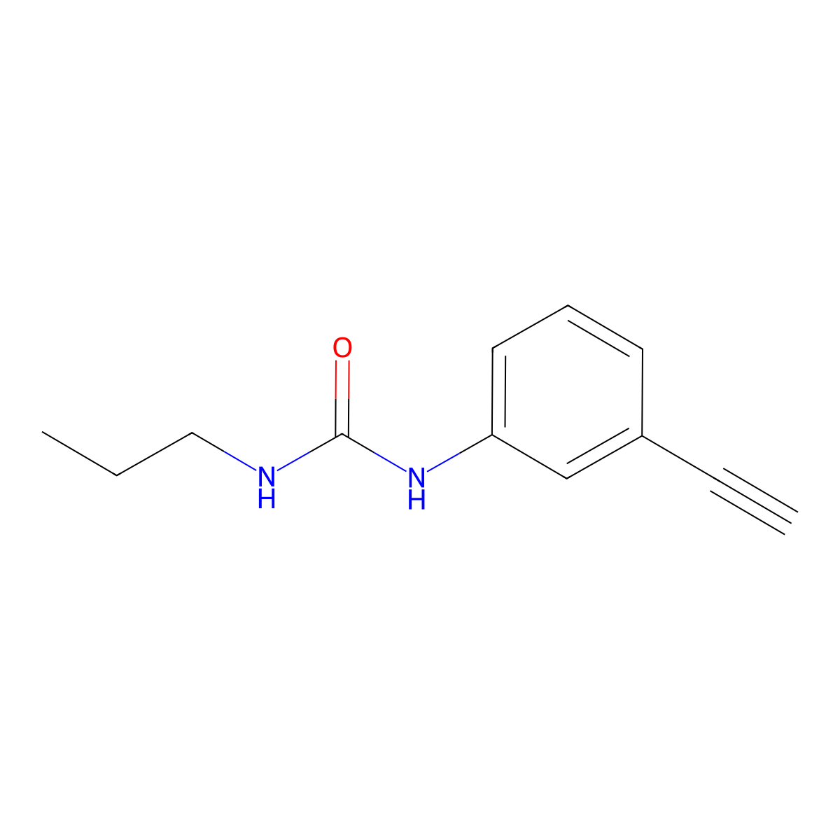 1-(3-Ethynylphenyl)-3-propylurea molecular structure, CAS 1197842-81-1