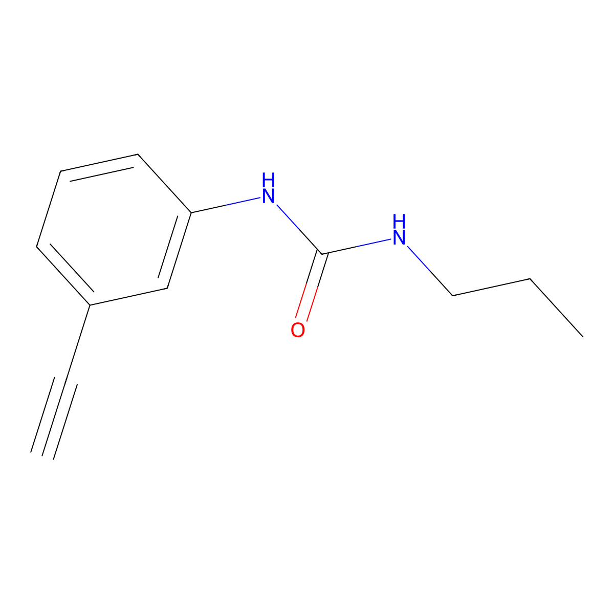1-(3-Ethynylphenyl)-3-propylurea molecular structure, CAS 1197842-81-1