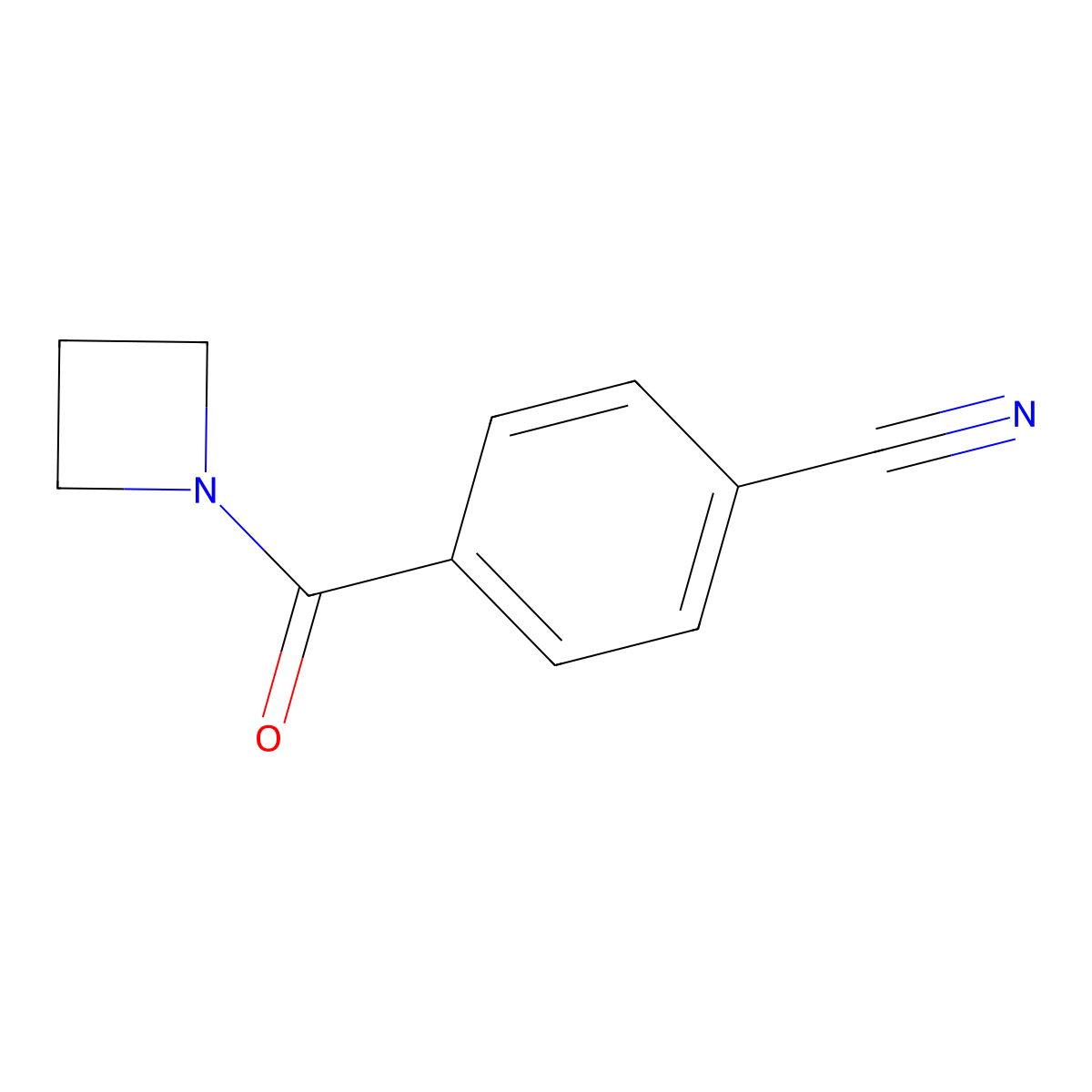 4-(Azetidine-1-carbonyl)benzonitrile molecular structure, CAS 1197951-48-6