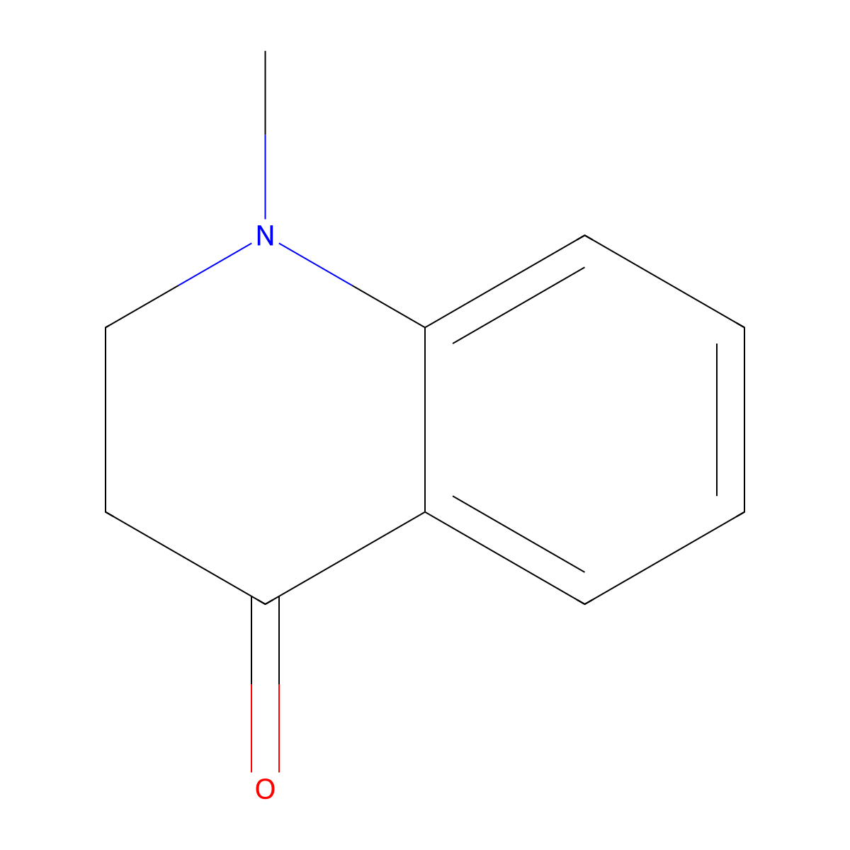 1-methyl-2,3-dihydro-4(1H)-quinolinone molecular structure, CAS 1198-15-8