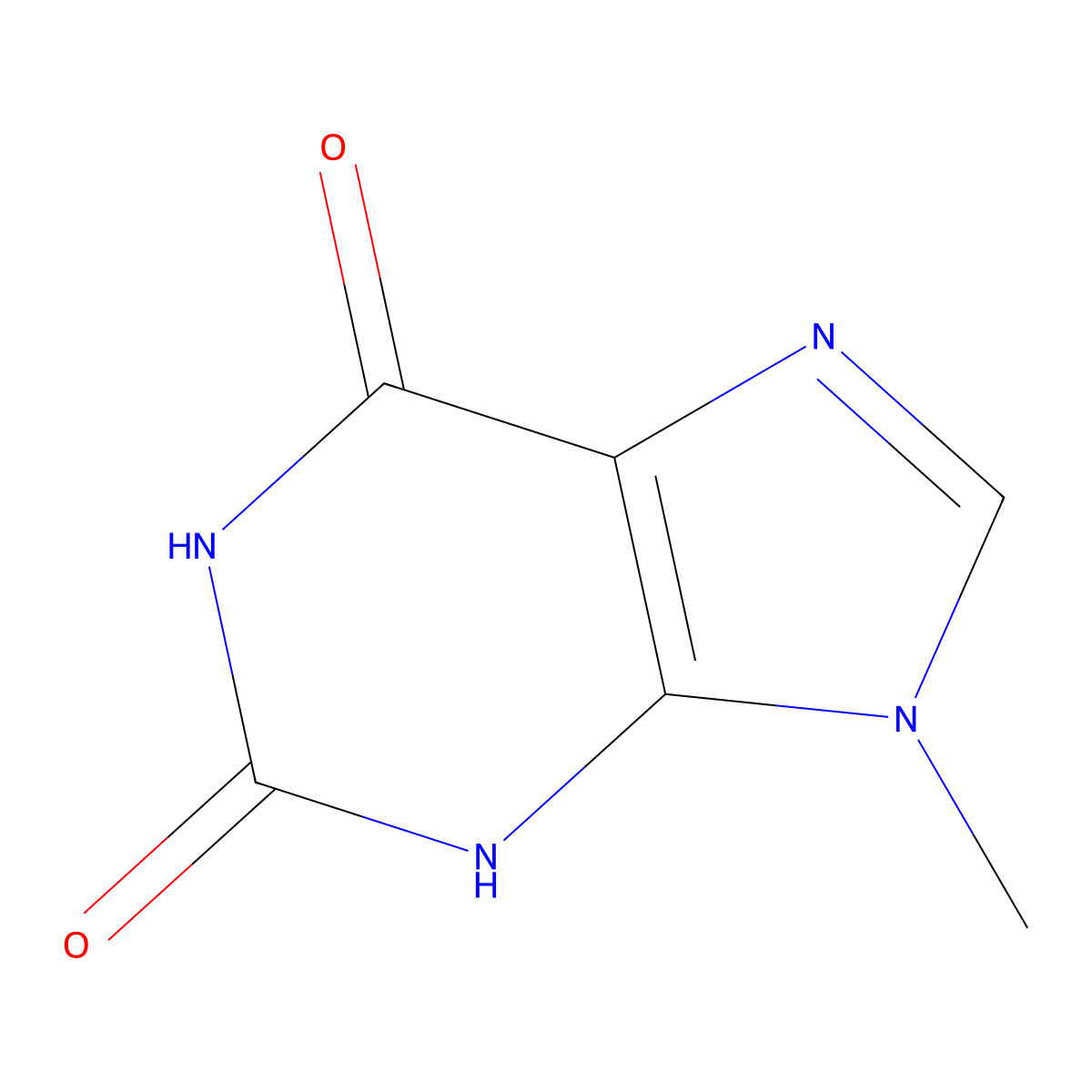 9-Methylxanthine molecular structure, CAS 1198-33-0