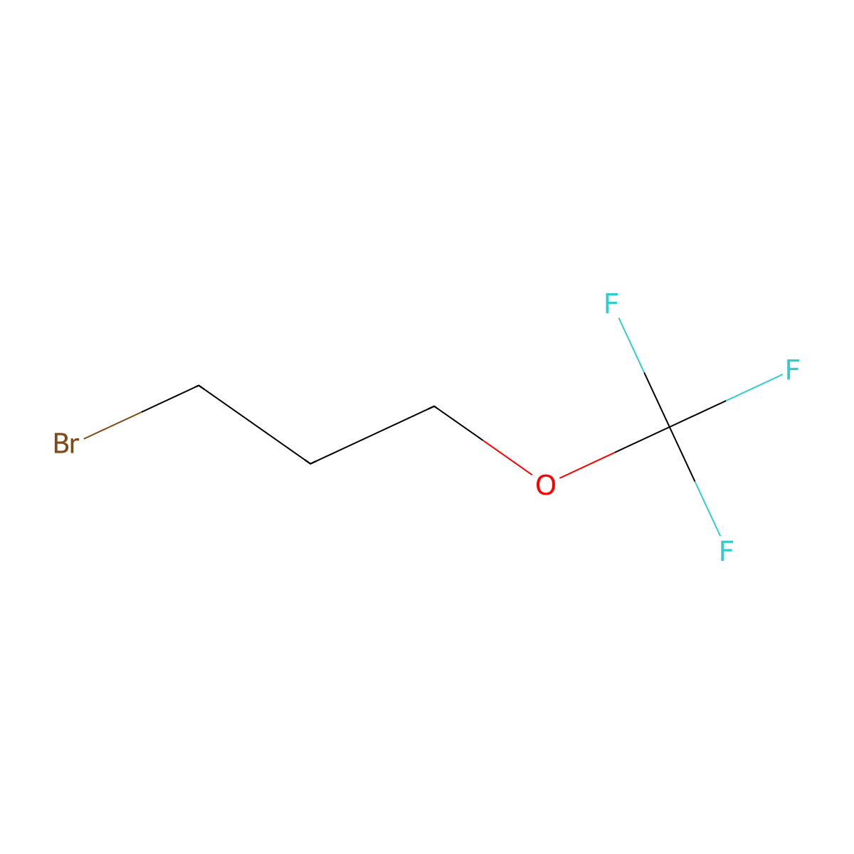 1-Bromo-3-(trifluoromethoxy)propane molecular structure, CAS 1198089-20-1