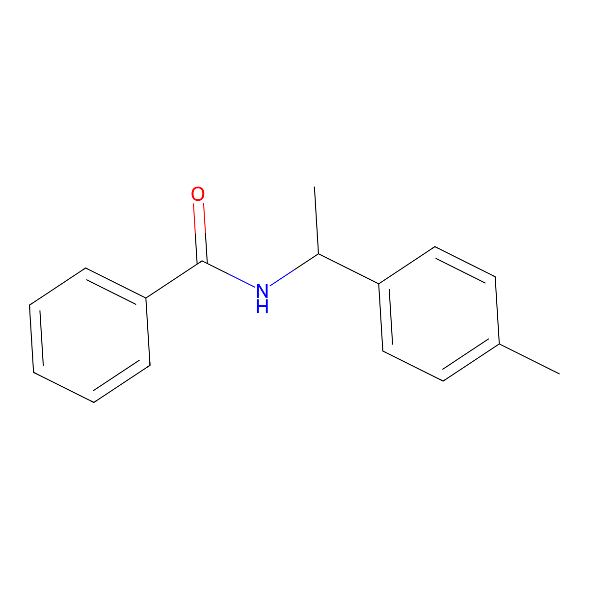 N-[(1R)-1-(4-Methylphenyl)ethyl]benzamide molecular structure, CAS 1198107-07-1