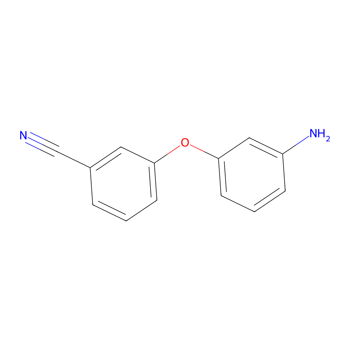 3-(3-Aminophenoxy)benzonitrile molecular structure, CAS 1198117-24-6