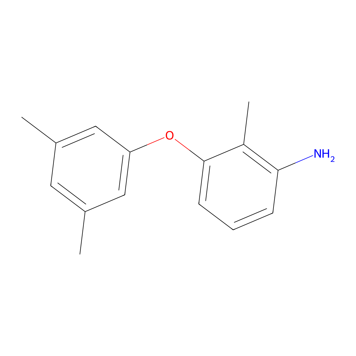 3-(3,5-Dimethylphenoxy)-2-methylaniline molecular structure, CAS 1198117-43-9