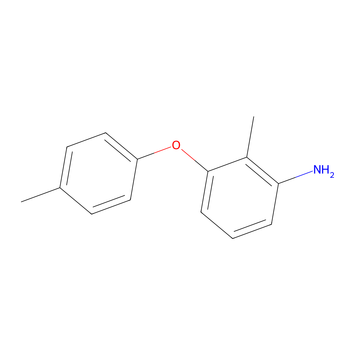 2-Methyl-3-(4-methylphenoxy)aniline molecular structure, CAS 1198117-49-5