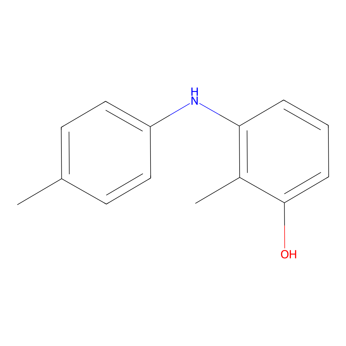 2-Methyl-3-[(4-methylphenyl)amino]phenol molecular structure, CAS 1198117-51-9