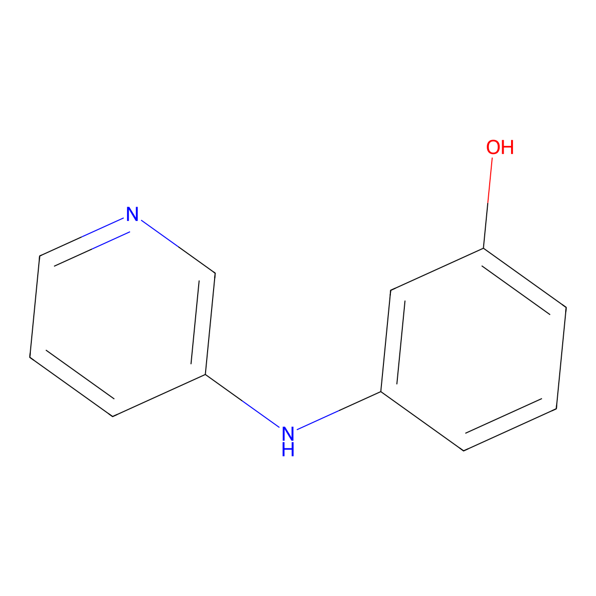 3-(Pyridin-3-ylamino)phenol molecular structure, CAS 1198117-58-6