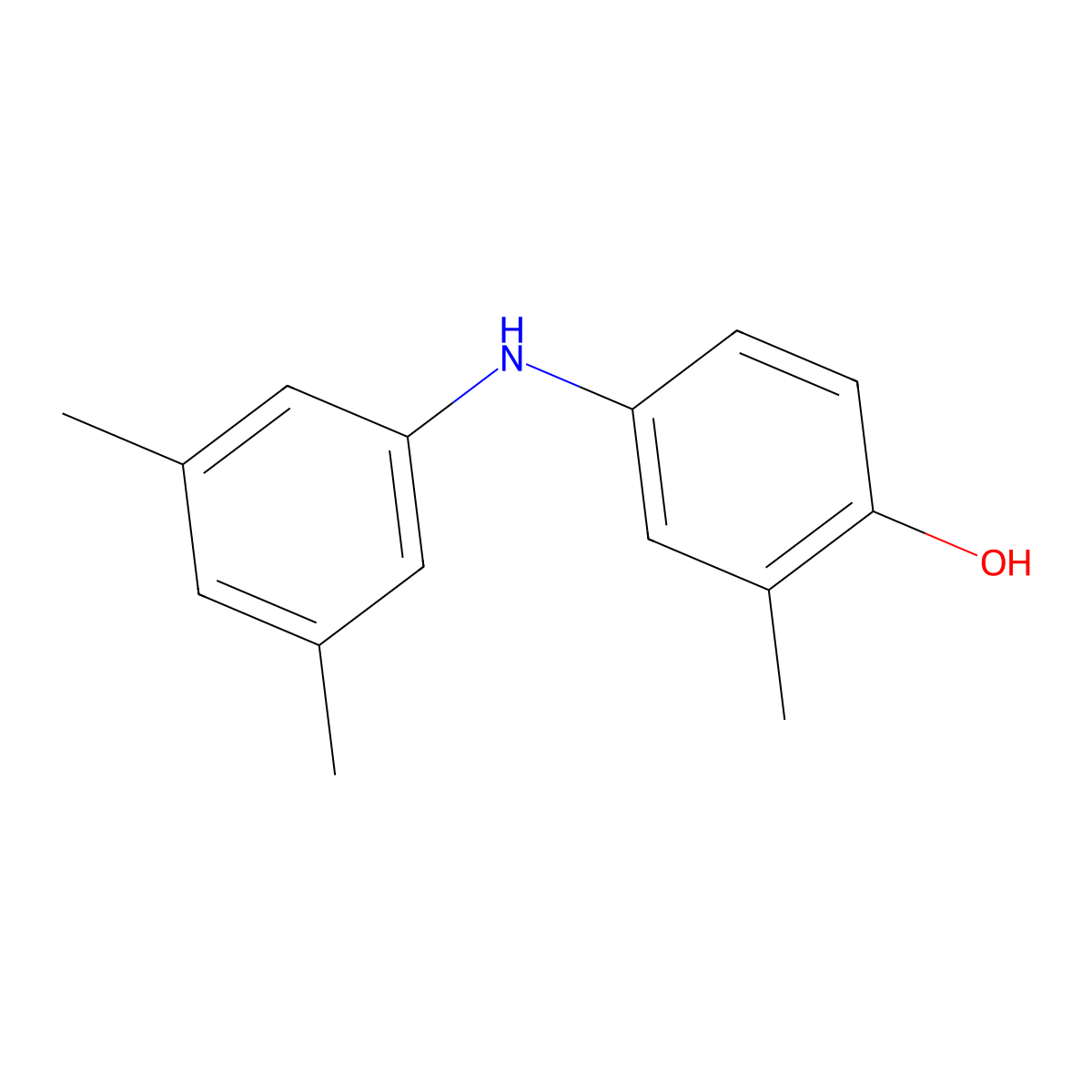 4-[(3,5-Dimethylphenyl)amino]-2-methylphenol molecular structure, CAS 1198117-78-0