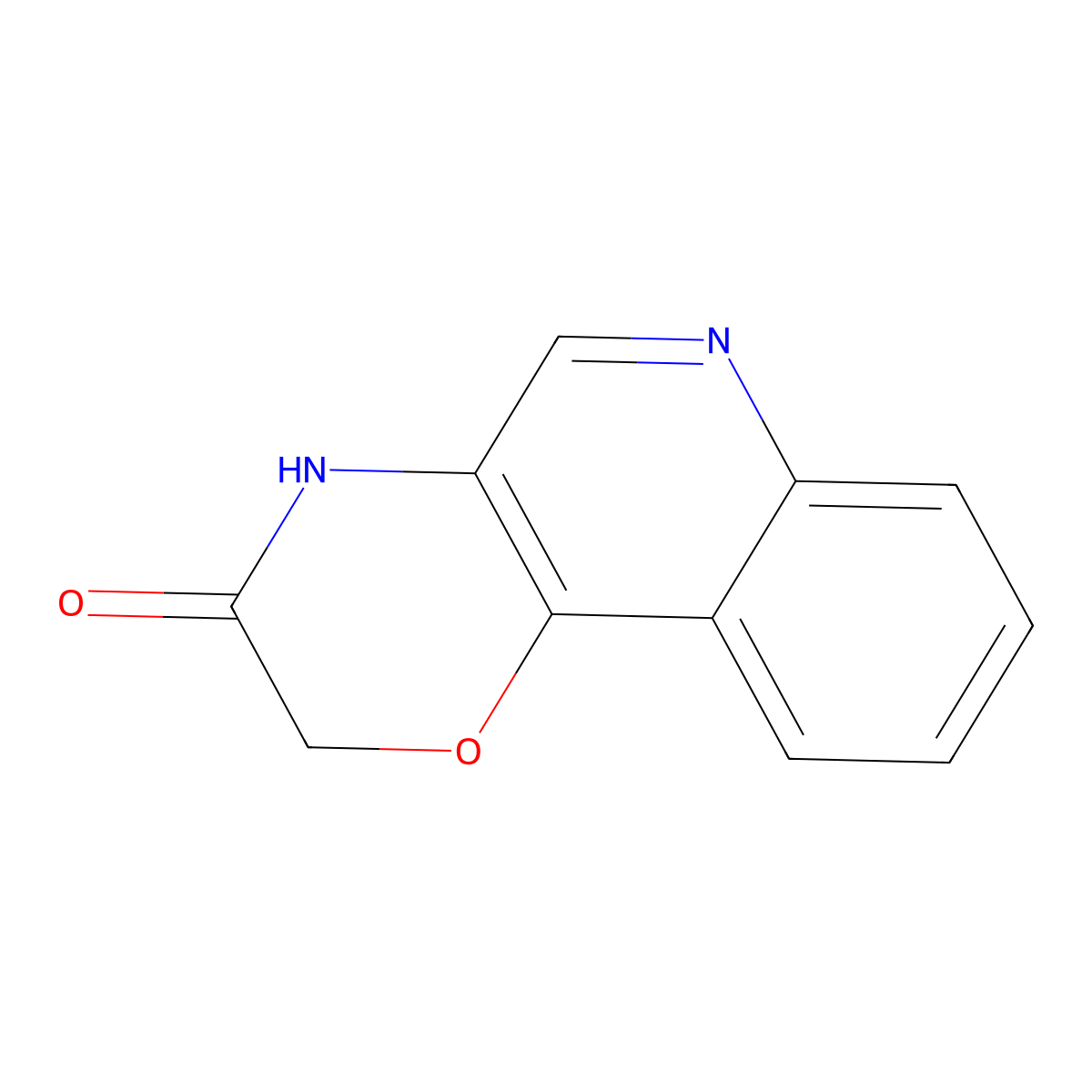 2H-[1,4]Oxazino[3,2-c]quinolin-3(4H)-one molecular structure, CAS 1198154-30-1