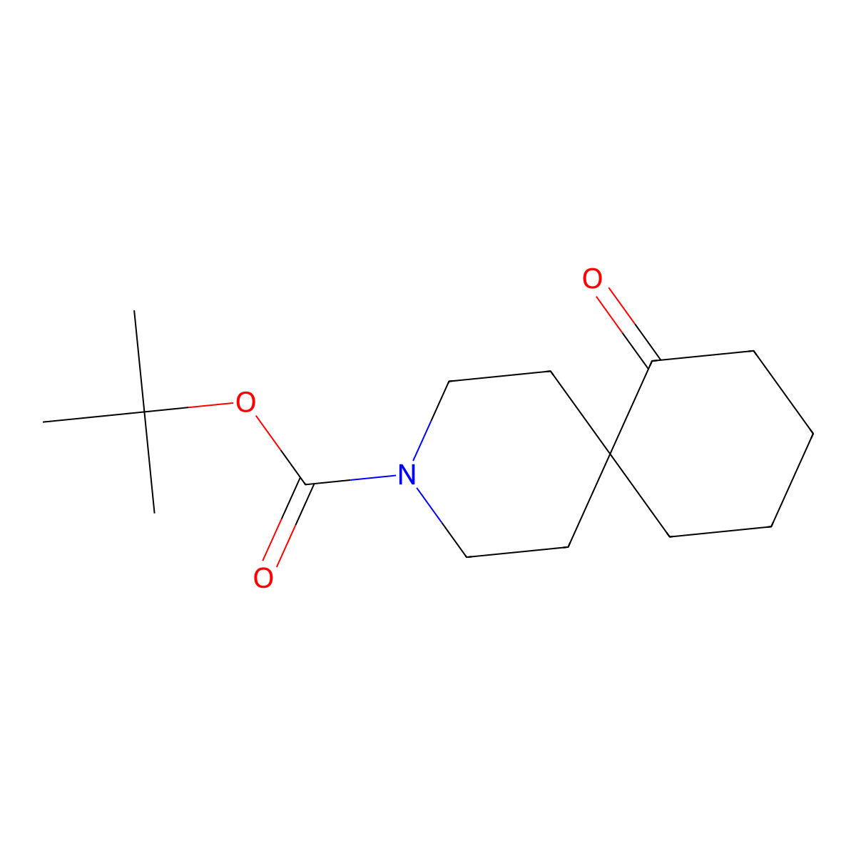 Tert-butyl 7-oxo-3-azaspiro[5.5]undecane-3-carboxylate molecular structure, CAS 1198284-49-9