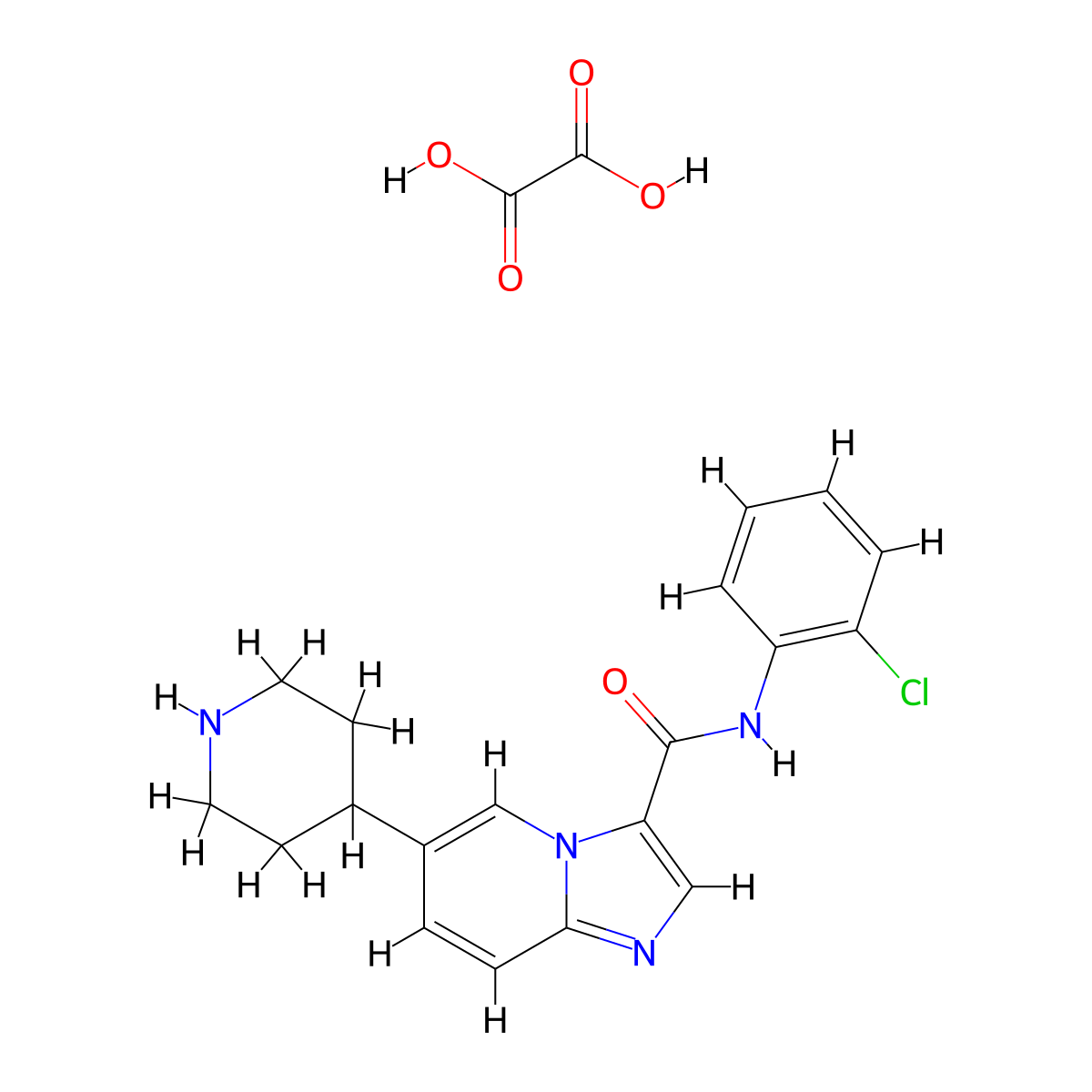 Ldn-211904 oxalate molecular structure, CAS 1198408-78-4