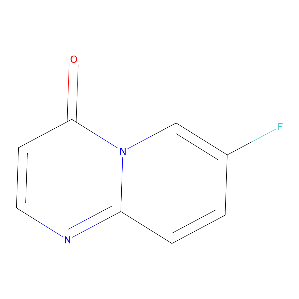 7-Fluoro-4H-pyrido[1,2-a]pyrimidin-4-one molecular structure, CAS 1198413-01-2