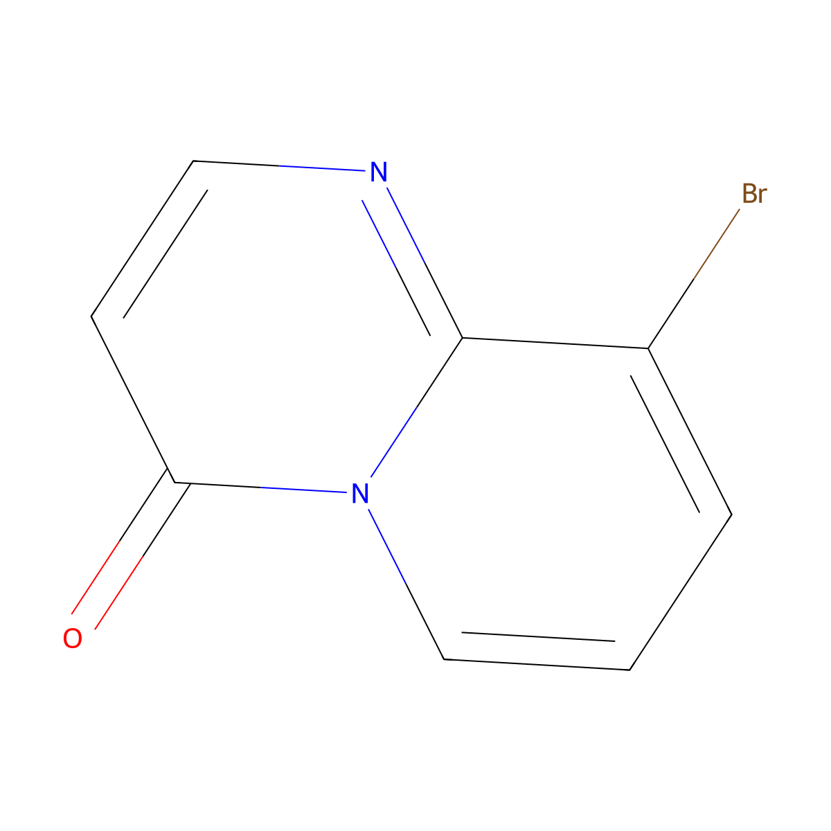 9-Bromo-4H-pyrido[1,2-a]pyrimidin-4-one molecular structure, CAS 1198413-08-9
