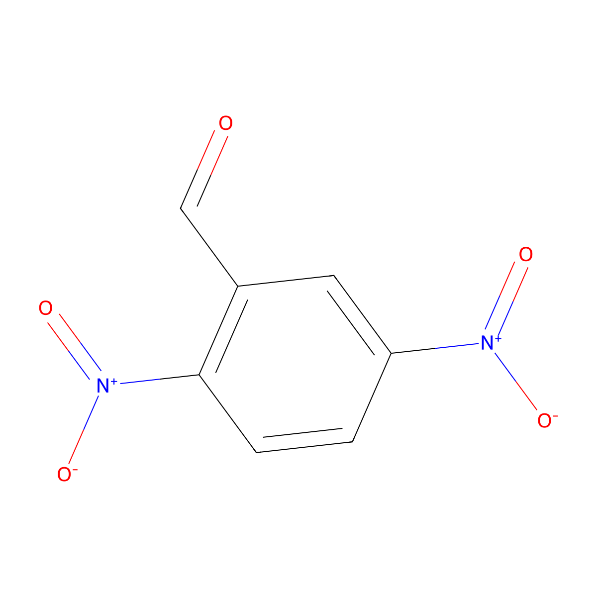 2,5-Dinitrobenzaldehyde molecular structure, CAS 1198424-70-2