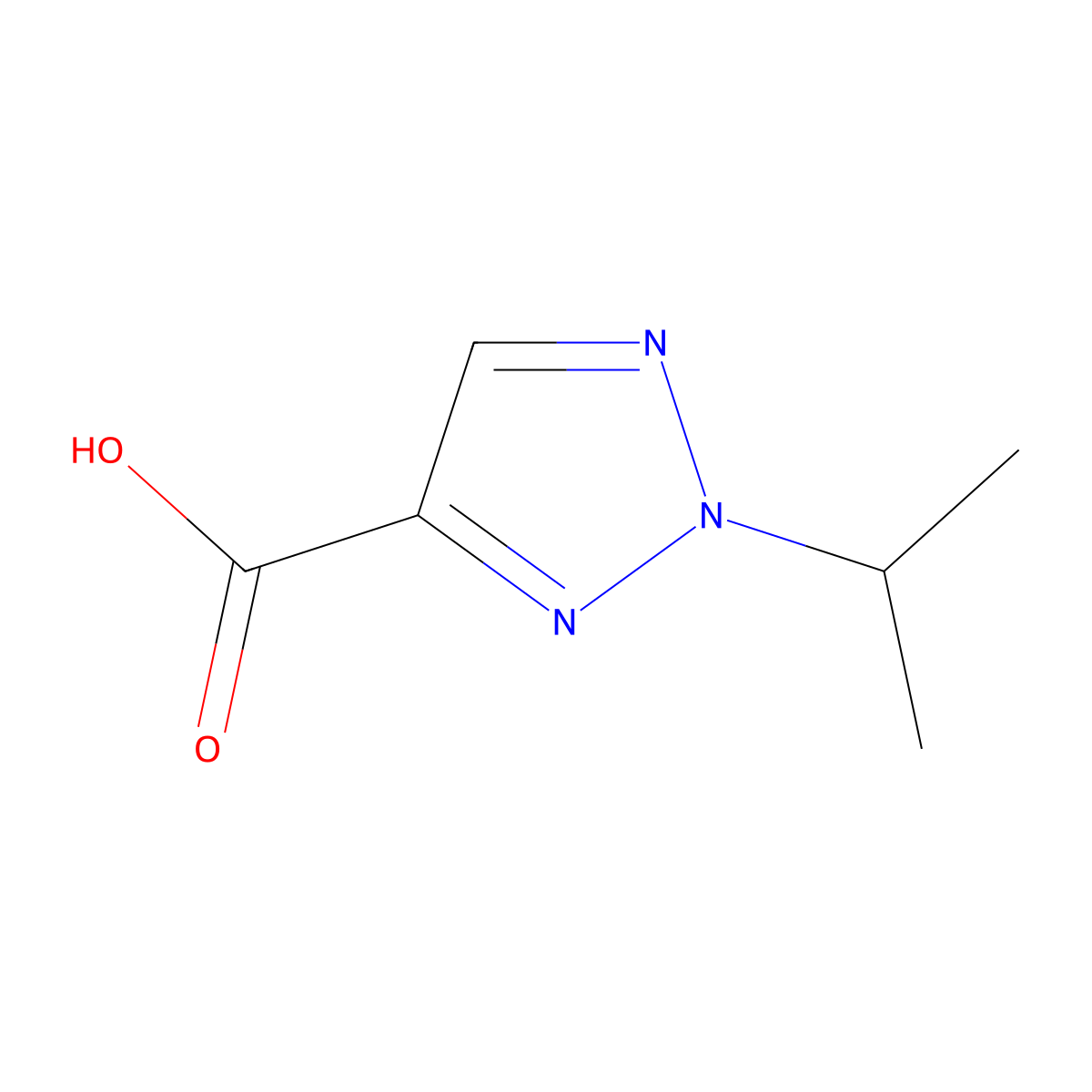 2-(1-Methylethyl)-2H-1,2,3-triazole-4-carboxylic acid molecular structure, CAS 1198437-36-3